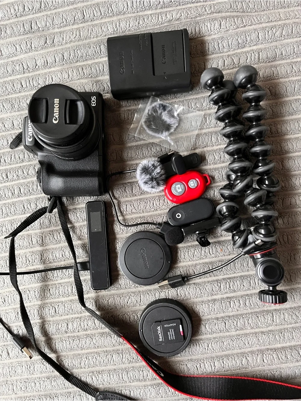 Canon Black DSLR Camera Bundle with Accessories